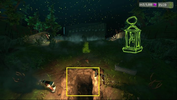 Your only hope is jumping down a hole shown on the picture above - Psychonauts 2: Tomb of the Sharkophogus - walkthrough - Walkthrough - Psychonauts 2 Guide
