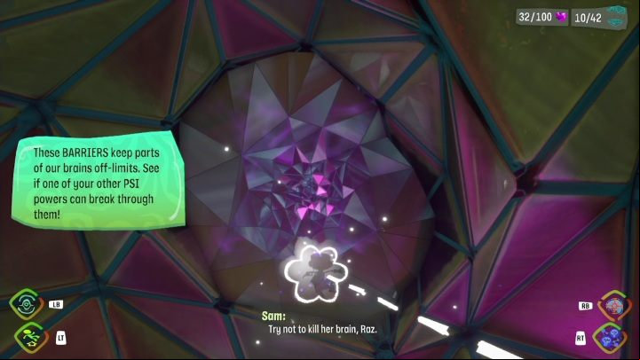 Keep going with the same train of thought - Psychonauts 2: Lady Luctopus Casino - walkthrough - Walkthrough - Psychonauts 2 Guide