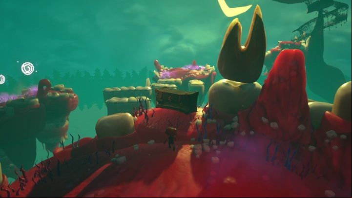 This baggage can be found on a platform, which can be reached by jumping across thoughts - Psychonauts 2: Emotional Baggage, Lobotos Labyrinth - where to find? - Lobotos Labryinth - Psychonauts 2 game guide