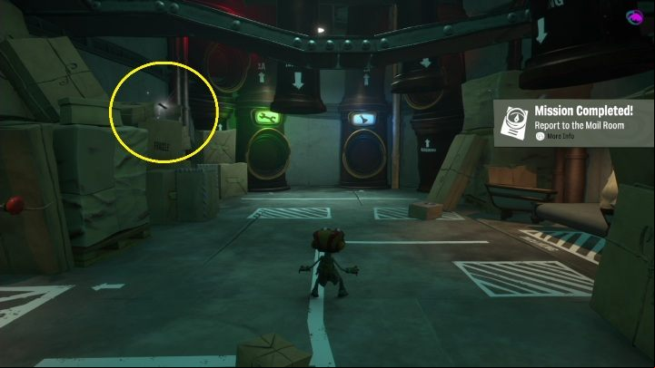 Location: Mailroom - Psychonauts 2: PSI Challenge Card, The Motherlobe - where to find? - The Motherlobe - Psychonauts 2 game guide