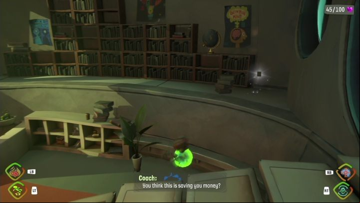 Location: Classroom - Psychonauts 2: PSI Challenge Card, The Motherlobe - where to find? - The Motherlobe - Psychonauts 2 game guide