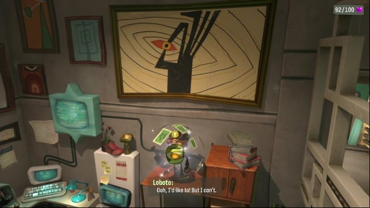 Location: Agents - Psychonauts 2: PSI Challenge Marker, The Motherlobe - where to find? - The Motherlobe - Psychonauts 2 game guide