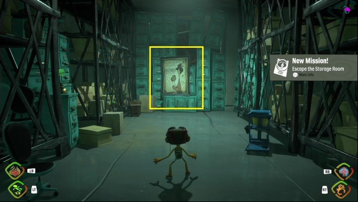 Location: Classroom - Psychonauts 2: Supply Chest, The Motherlobe - where to find? - The Motherlobe - Psychonauts 2 game guide