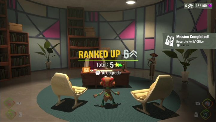 Fast travel will be unlocked after talking to Hollis - you'll find her on the second level: The Motherlobe - Psychonauts 2: Fast travel - Basics - Psychonauts 2 game guide
