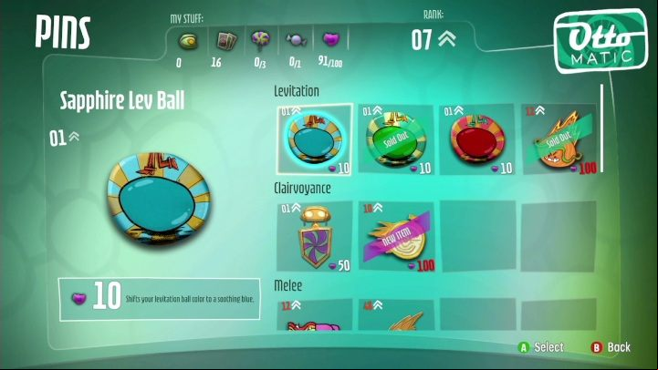 Pins can be purchased using the Otto Matic machine - Psychonauts 2: Pins - Basics - Psychonauts 2 game guide
