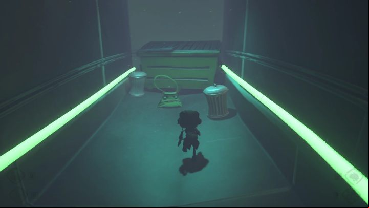 This luggage awaits in a narrow corridor in the left side of this area - Psychonauts 2: Emotional Baggage, Hollis Hot Streak - where to find? - Hollis Hot Streak - Psychonauts 2 Guide