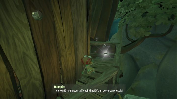 This card can be found behind the treehouse - Psychonauts 2: PSI Challenge Card, The Quarry - where to find? - The Quarry - Psychonauts 2 Guide