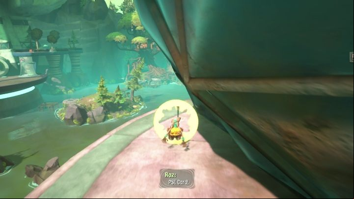 This card is found on the roof of the Psychoisolation Chamber - Psychonauts 2: PSI Challenge Card, The Quarry - where to find? - The Quarry - Psychonauts 2 Guide