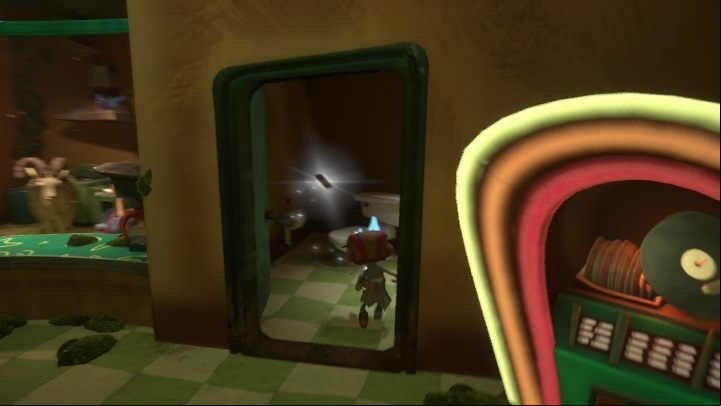 Another card is in the bar restroom - Psychonauts 2: PSI Challenge Card, Questionable Area - where to find? - Questionable Area - Psychonauts 2 Guide
