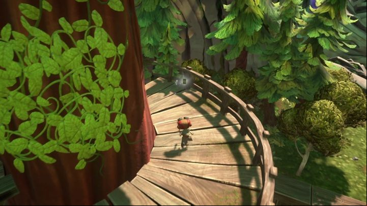 You can get to this card both from the trees and from the ground by climbing the vines - Psychonauts 2: PSI Challenge Card, Questionable Area - where to find? - Questionable Area - Psychonauts 2 Guide