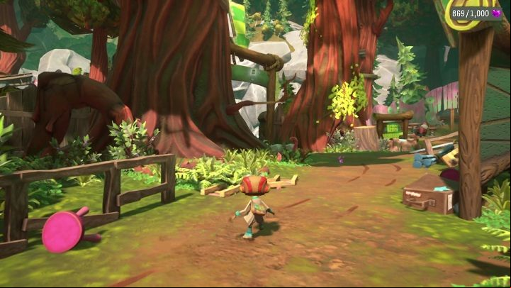Location: The Forgetful Forest - Psychonauts 2: PSI Challenge Card, Questionable Area - where to find? - Questionable Area - Psychonauts 2 Guide