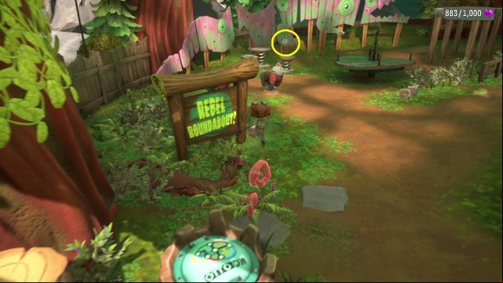 Location: The Forgetful Forest - Psychonauts 2: PSI Challenge Card, Questionable Area - where to find? - Questionable Area - Psychonauts 2 Guide