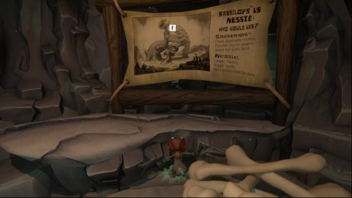 Location: Sassclops cave - Psychonauts 2: PSI Challenge Marker, Questionable Area - where to find? - Questionable Area - Psychonauts 2 Guide