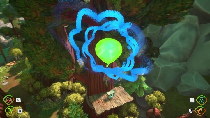 This chest is on a small platform by a tree - Psychonauts 2: Supply Chests, Questionable Area - where to find? - Questionable Area - Psychonauts 2 Guide