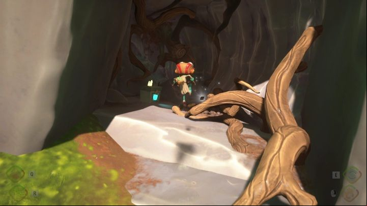 The chest is hidden in a collapsed cave - Psychonauts 2: Supply Chests, Questionable Area - where to find? - Questionable Area - Psychonauts 2 Guide