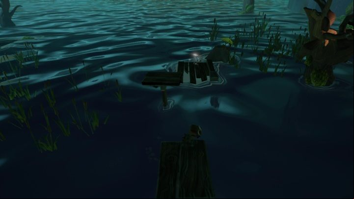 You'll find this collectible on a wooden board in the middle of a water tank - Psychonauts 2: PSI Challenge Cards in Green Needle Gulch - where to find? - Green Needle Gulch - Psychonauts 2 Guide
