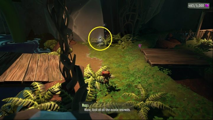 Location Compton's Menagerie - Psychonauts 2: PSI Challenge Cards in Green Needle Gulch - where to find? - Green Needle Gulch - Psychonauts 2 Guide