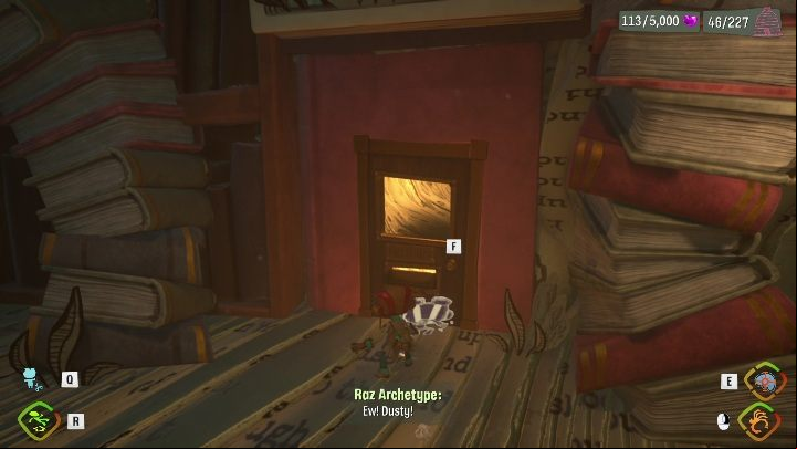 Afterwards you'll also encounter a door, which your companion can open - Psychonauts 2: Cassies Collection - walkthrough - Walkthrough - Psychonauts 2 Guide