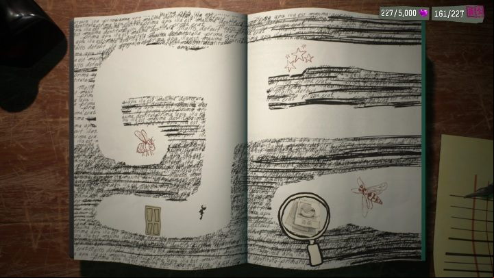The final book is very simply, get onto the other page and reach the clue - Psychonauts 2: Cassies Collection - walkthrough - Walkthrough - Psychonauts 2 Guide