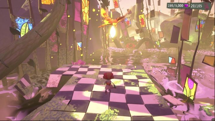 This time you'll end up in a level with a huge amount of stained glass windows and paintings - Psychonauts 2: Bobs Bottles - walkthrough - Walkthrough - Psychonauts 2 Guide