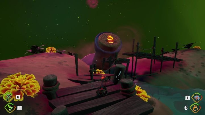 Only one bottle - the purple one - remains - Psychonauts 2: Bobs Bottles - walkthrough - Walkthrough - Psychonauts 2 Guide