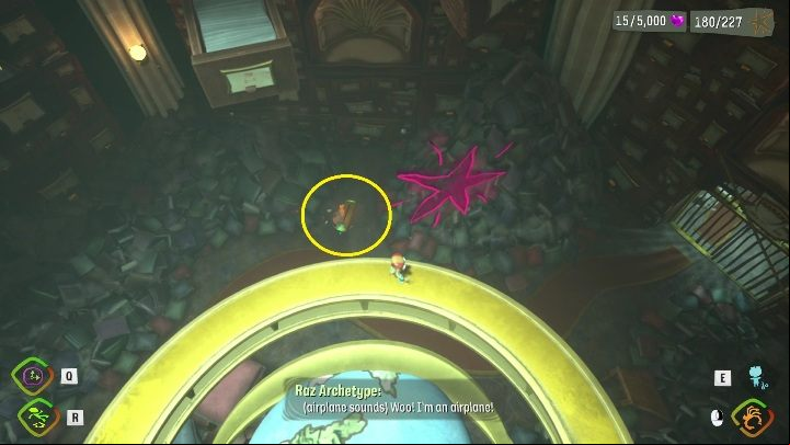 Location Exhibit B - Psychonauts 2: Emotional Baggage Cassies collection - where to find? - Cassies Collection - Psychonauts 2 Guide