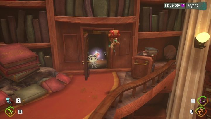 You'll find the secret behind the door - Psychonauts 2: Half-A-Mind, Cassies Collection - where to find? - Cassies Collection - Psychonauts 2 Guide