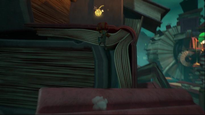 The last Nuggets of Wisdom in this location you will find on the books - Psychonauts 2: Nuggets of wisdom, Cassies Collection - where to find? - Cassies Collection - Psychonauts 2 Guide