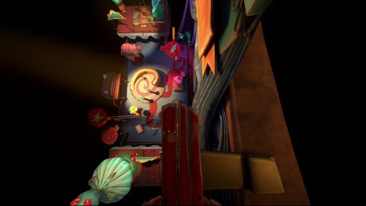 When you finish exploring the whole area, you can climb to the top of the ladder - Psychonauts 2: Lucrecias Lament - walkthrough - Walkthrough - Psychonauts 2 Guide