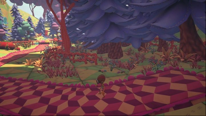 After jumping off the platform, you will get to a yarn forest - Psychonauts 2: Lucrecias Lament - walkthrough - Walkthrough - Psychonauts 2 Guide