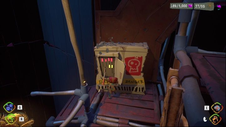 Your task is to reach the transformer and then interact with it - Psychonauts 2: Fatherland Follies - walkthrough - Walkthrough - Psychonauts 2 Guide