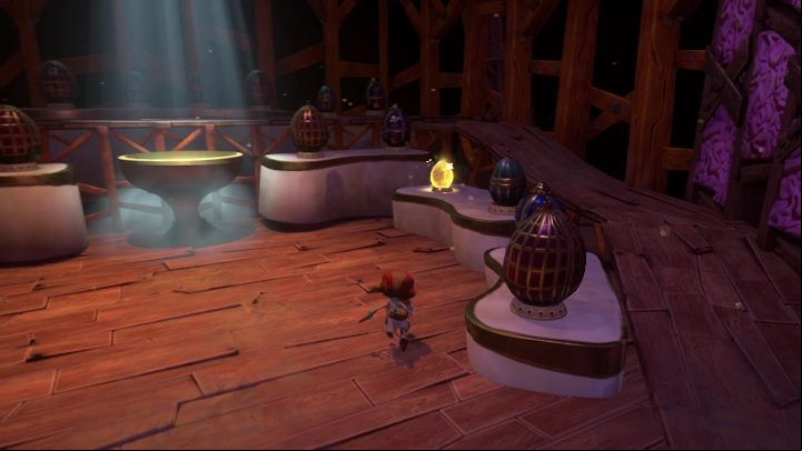 To get to this secret you need to enter the room where you have to complete a storyline objective - Psychonauts 2: Nuggets of Wisdom, Fatherland Follies - where to find? - Fatherland Follies - Psychonauts 2 Guide