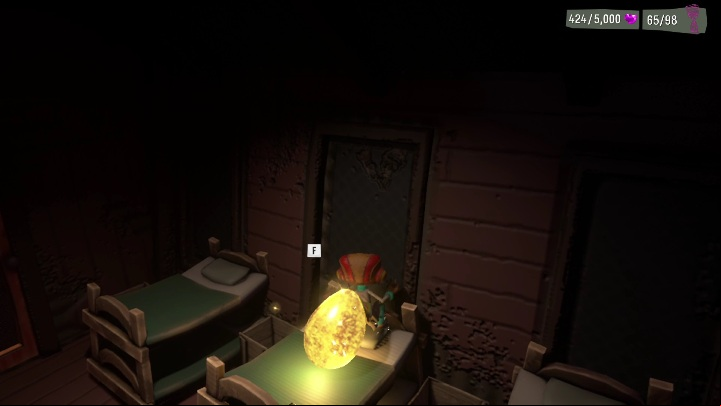 The final Nugget of Wisdom can be found in the cottage, on one of the beds - Psychonauts 2: Nuggets of Wisdom, Fatherland Follies - where to find? - Fatherland Follies - Psychonauts 2 Guide