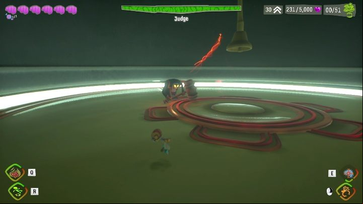The fight against the Judge is simple and predictable - Psychonauts 2: Judge boss fight - how to beat? - Bosses - Psychonauts 2 Guide