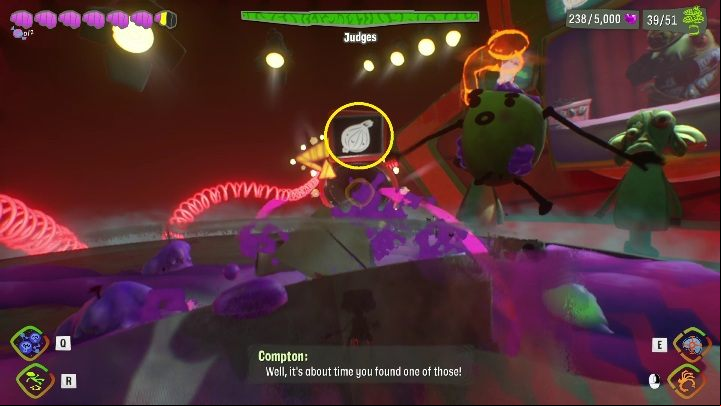 The first ingredient is an onion - Psychonauts 2: Judges boss fight - how to beat - Bosses - Psychonauts 2 Guide