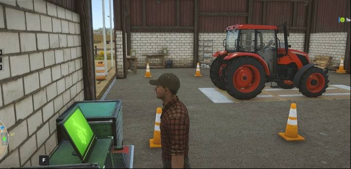 Tractor repair in the workshop. - First field works, Pure Farming 2018 Walkthrough - Story Mode - Pure Farming 2018 Game Guide