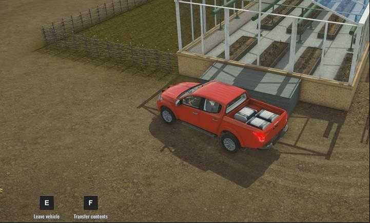 Fertilizer must be delivered to the wooden box located on the wall of the greenhouse. - Greenhouse, small animals and investments, Pure Farming 2018 Walkthrough - Story Mode - Pure Farming 2018 Game Guide