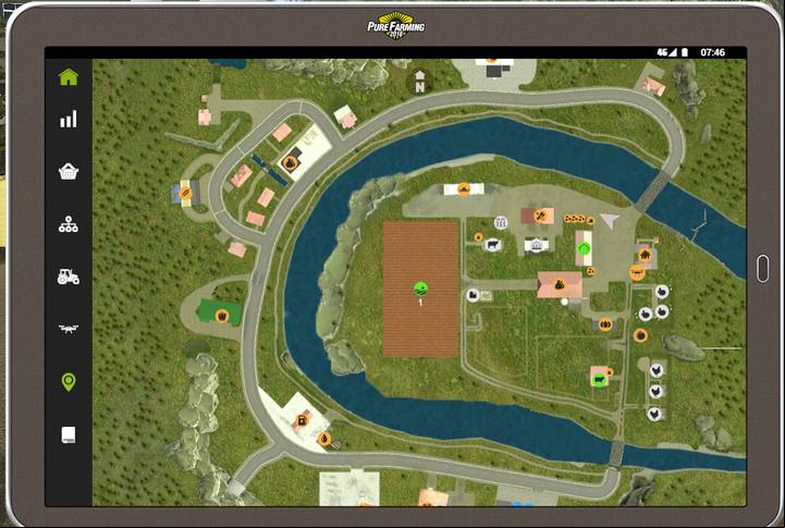 Map of the new location. - DLC in Pure Farming 2018 - Basic tips - Pure Farming 2018 Game Guide