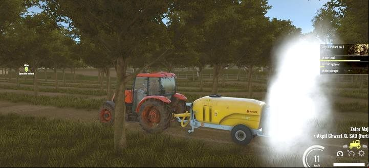 Spraying is one of the activities that affects growth - without it, your fruit wont grow. - Orchard investment in Pure Farming 2018 - Farm work and investments - Pure Farming 2018 Game Guide