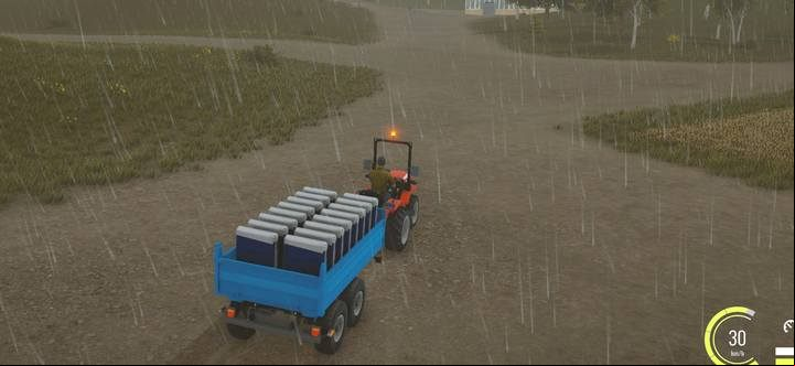 that you need to keep your supplies at 10% or higher to make your vegetables grow - Greenhouses in Pure Farming 2018 - Farm work and investments - Pure Farming 2018 Game Guide