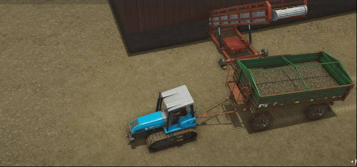 A light caterpillar tractor can be used to transport materials across small distances. - All machines in Pure Farming 2018 - Basic tips - Pure Farming 2018 Game Guide