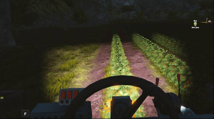 The vehicle will maintain a straight line, so you dont have to steer. - Biogas plant, journey to Colombia | Story mode walkthrough Pure Farming 2018 - Story Mode - Pure Farming 2018 Game Guide