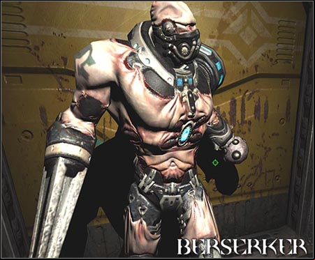 He appears in the first levels and he's the hardest challenge for players, who just have started adventure with the game - Berserker - Enemies - Quake 4 - Game Guide and Walkthrough