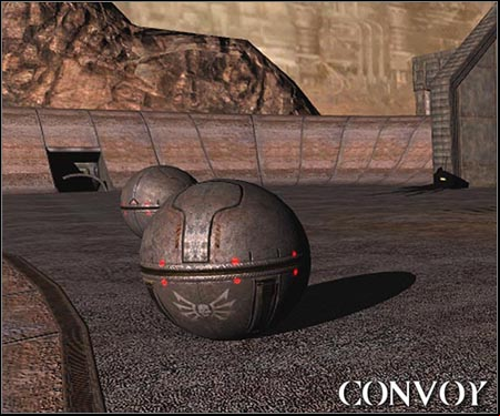 Very fast, steel 'balls' causing players a lot of trouble especially in missions, which requires vehicles - Convoy - Enemies - Quake 4 - Game Guide and Walkthrough