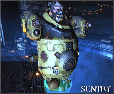 Heavily armored, flying soldiers - Sentry - Enemies - Quake 4 - Game Guide and Walkthrough