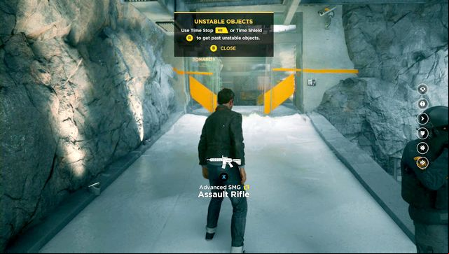 Use Time Stop to get unstable objects - Act III - Research Facility - Walkthrough - Quantum Break - Game Guide and Walkthrough