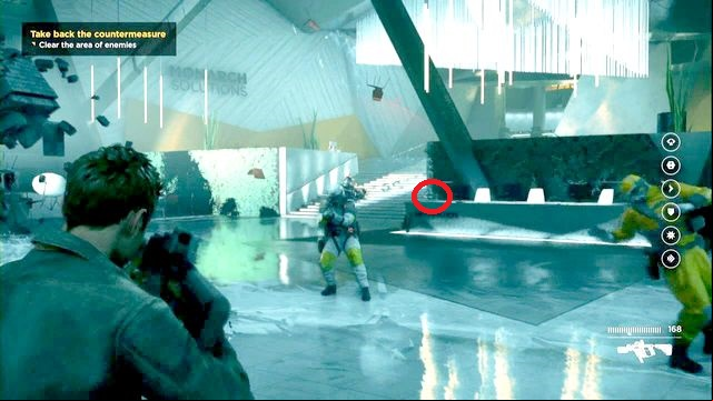 New enemies will appear and there arent many objects you can use to cover - Act V - Monarch HQ - Walkthrough - Quantum Break - Game Guide and Walkthrough