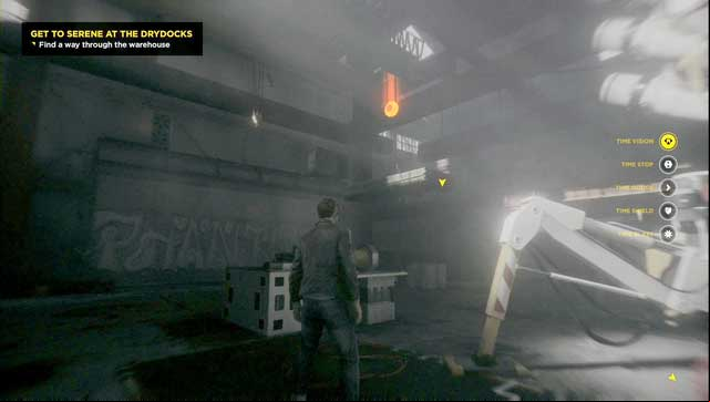 Get on the elevation and go downstairs. - Chronon Sources (act II) - Secrets - Quantum Break - Game Guide and Walkthrough