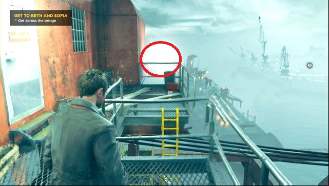 The last source can be found above the bridge, in the ageway. - Chronon Sources (act IV and V) - Secrets - Quantum Break - Game Guide and Walkthrough