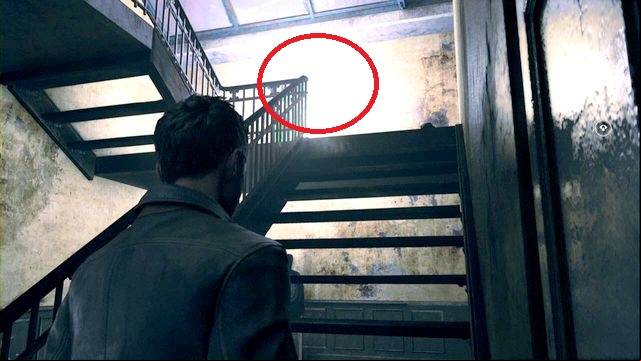 After the cut-scene ends pick up another secret lying on the stairs. - Chronon Sources (act IV and V) - Secrets - Quantum Break - Game Guide and Walkthrough